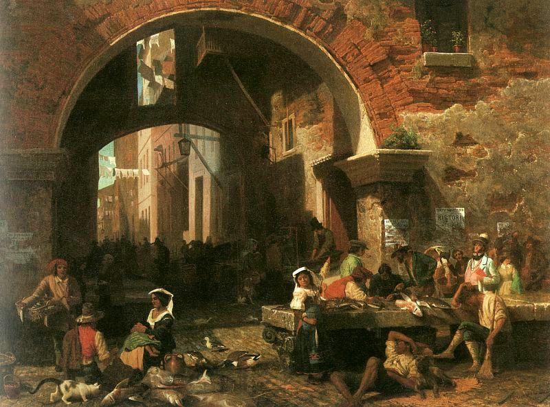 Bierstadt, Albert The Arch of Octavius Spain oil painting art